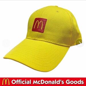 《マクドナルド キャップ 》 アメリカン雑貨 帽子 オフィシャルグッズ Mロゴ