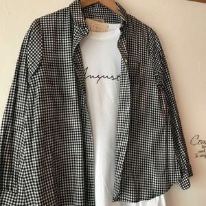 【最終PRICE】チェックシャツ　レギュラーシャツ　新品タグ付き　サマンサモスモス　SM2 サマモス　