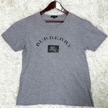 BURBERRY LONDON バーバリーロンドン Tシャツ 半袖 ブランドロゴ グレー 灰色 サイズ3_画像1