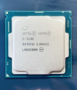 * operation verification ending *Intel CoffeeLake Xeon E-2136*6 core /12s red *C242/C246 chip for 