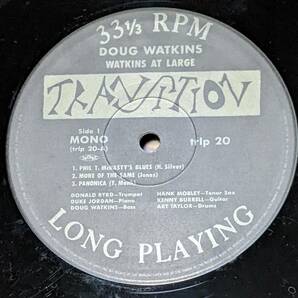 50's ダグ・ワトキンス(b) Doug Watkins (国内盤 LP)/ ワトキンス・アット・ラージ Watkins At Large Transition TRLP 20 1956年の画像4