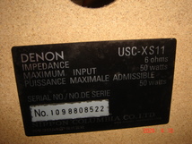 USC-XS11 DENON　ブックシェルフスピーカー 2個セット　中古　動作品_画像9