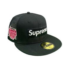 【美品】サイズ 59.6ｃｍ（ 7 1/2）シュプリーム SUPREME 24SS Box Logo Mesh Back New Era ボックスロゴキャップ8065000176515_画像1