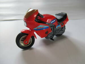 旧タカラ 1986 エキサイトライダーズ 赤 SUZUKI スズキ GSX‐R400 旧車 チョロQ チョロバイ 自宅保管現状品 定形外200円補償無