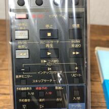 希少 レア 未使用 三菱 HV-F23 ビデオ カセットレコーダー用 販促実演用リモコン VHSデッキ_画像4