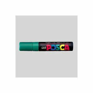 【新品】（まとめ） 三菱鉛筆 ユニ ポスカ 極太角芯（15mm） PC-17K.6 緑 1本入 【×5セット】