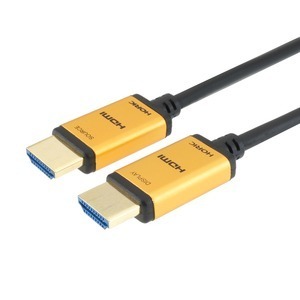 【新品】ホーリック 光ファイバー HDMIケーブル 50m メッシュタイプ ゴールド HH500-548GM