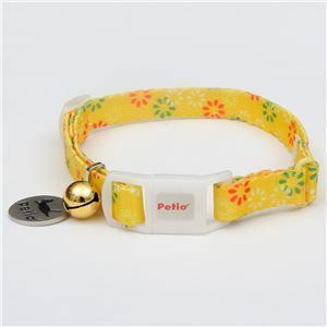 【新品】（まとめ）CAT COLLAR ハナハナカラー イエロー【×3セット】 (猫用品/首輪)