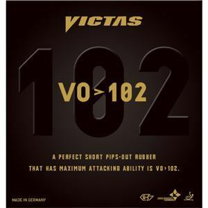 【新品】ヤマト卓球 VICTAS(ヴィクタス) 表ソフトラバー VO＞102 020222 レッド 2