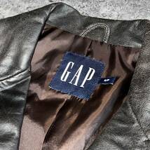 90s 00s OLD GAP Leather Jacket オールド ギャップ レザー ジャケット ブラウン 90年代 2000年代 ヴィンテージ ビンテージ_画像3