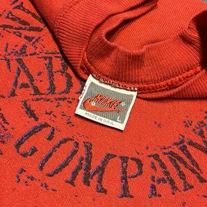 Vintage 90s NIKE Raglan Sleeve Sweat Shirt ナイキ ラグラン スウェット レッド 90年代 ヴィンテージ ビンテージの画像3