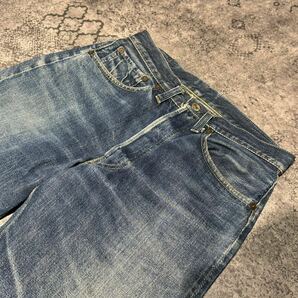 50s Levis リーバイス 501XX 47モデル 後期 片面 bige デニムパンツ 革パッチ オリジナル ノーリペア ヴィンテージ vintage ビンテージの画像3