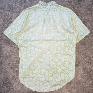 Vintage 60s 70s TOWN CRAFT B.D.Shirt タウンクラフト ペイズリー 半袖 ボタンダウンシャツ 総柄 グリーン 60年代 70年代 ヴィンテージの画像2