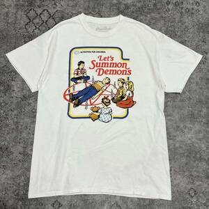 00s Tシャツ アートT 五芒星 アメリカン ホワイト 映画 キャラクター 2000年代 ヴィンテージ ビンテージ vintage