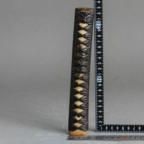 【久】1789 柄 金象嵌 兜図 刀装具 日本刀装具 の画像8