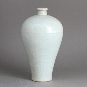 【久】1854 青白磁鳳紋梅瓶 時代品  唐物 中国美術 の画像3