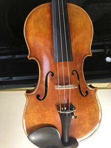 フランス モダン フルサイズ バイオリン 4/4 虎杢 ヴァイオリン メンテ済み ケース付き