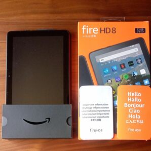 fire HD 8 タブレット 第10世代 Alexa搭載　32GB ブラック 中古