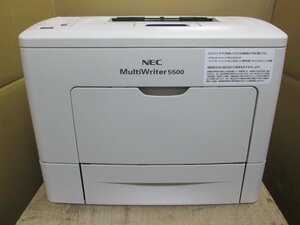 ◎中古レーザープリンタ【NEC MultiWriter 5500】トナー/ドラムなし◎2403071