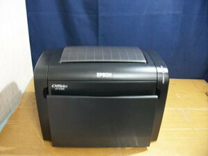 ●/中古レーザープリンタ【 EPSON LP-S100】/残量不明トナー/感光体ユニット付き/印字枚数5,482枚●