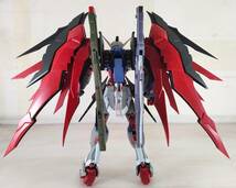 1/100 デスティニーガンダム specⅡ 風 塗装 完成品 光の翼 検( 機動戦士ガンダムSEEDDESTINY MG ? メタルビルド ?_画像6