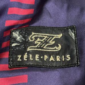 【最上級】ZELE PARIS ゼルパリ クロコ ラムレザー スエードジャケット ブルゾン 裏地総柄 52(XXL相当) 上代150万円以上の画像9