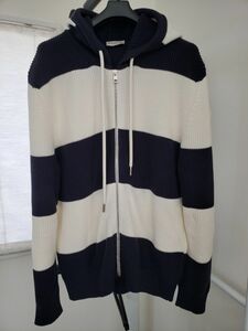 【美品】モンクレール MONCLER ジップアップニットパーカー　サイズM