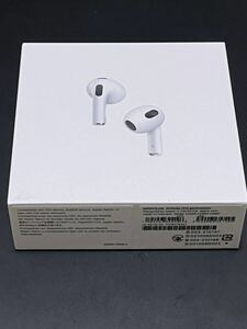 【送料無料】Apple Air Pods 第3世代 新品未開封　MPNY3J/A エアーポッズ アップル　純正品