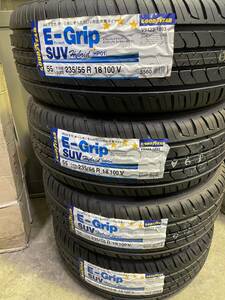  ☆ 新品未使用☆　2022年製造 グッドイヤー E-Grip EfficientGrip SUV Hybrid HP01 235/55R18 100V 　 ☆日本製☆