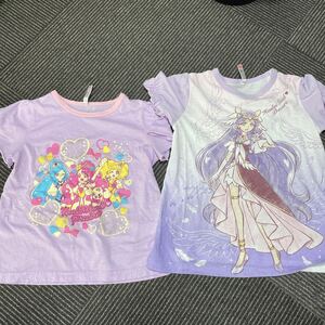 半袖Tシャツ パジャマ上　２枚　プリキュア 120 130