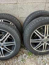 【即決送料無料】中古タイヤ4本セット　165/55R14 FALKEN 社外ホイール　山あり　_画像1