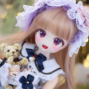 【シンティランテ】DDH-27 カスタムヘッド開口 セミホワイト+おまけ碁石アイ2種&舌パーツ MDD ドール の画像7