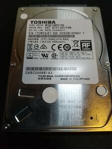 TOSHIBA MQ01ABD100 1TB 稼働少