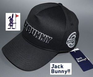  new goods Jack ba knee unisex 58cm cap hat Golf black Pearly Gates JACK BUNNY master ba knee 