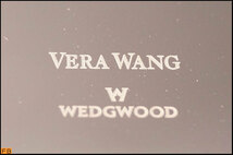 1441-ウェッジウッド◆ヴェラウォン コースター 4枚 ニッケルプレート 箱付き Vera Wang Grosgrain Coasters WEDGWOOD_画像10