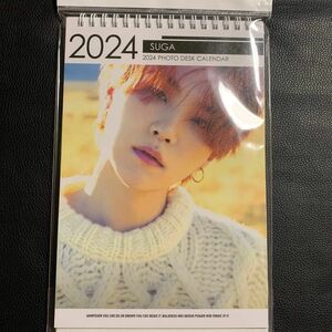 BTS SUGA Agust D 2024~2025 2年分 カレンダー 卓上タイプ