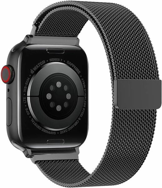 コンパチブル Apple Watch バンド 42mm 44mm 45mm 49mm ステンレス留め 軽量 ベルト アップル