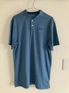 Nike Golf ナイキ ゴルフ Dri-fit ドライフィット 半袖 ポロシャツ トップス メンズ tシャツ L XL ブルー