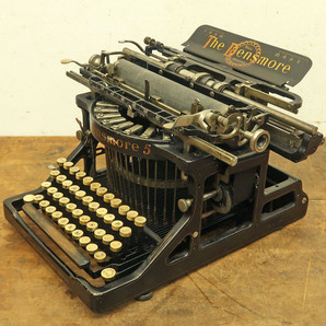 アンティーク タイプライター Densmore Typewriter No.5 デンスモア New York USA アメリカ製 ヴィンテージ ジャンク扱いの画像2