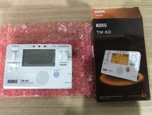 253F【中古】KORG COMBO TUNER METRONOME TM-60_画像1