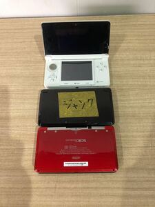 322 O【中古】Nintendo 3DS 本体 3台　ポケットモンスターウルトラサン セット　CTR-001