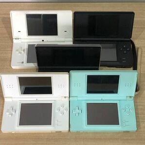 325 O【ジャンク】Nintendo TDK DSi DS Lite 5台 漢字力 大人のDSトレーニングセット TWK-001 USG-001の画像1