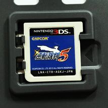 【動作確認済】Nintendo DS・3DS専用ソフト　逆転裁判4・5・6　3本セット　中古　CAPCOM　2007年／2013年／2016年　ケース付き_画像6