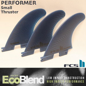 ■FCS-2 PERFORMER ECO (S) NEOGLASS 3FINS■ビーチブレイク向けオールラウンド トライフィン Sサイズ 新素材 EcoBlend THRUSTER 正規品