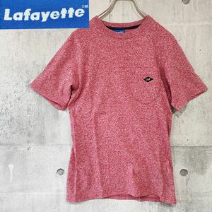 Lafayette LAFロゴ 半袖Tシャツ カットソー S Tシャツ 古着 ポケットTシャツ 半袖 クルーネック