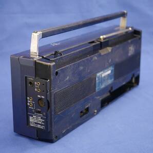SANYO MR-V8 (MB/マリンブルー) FM/AM 2バンド ラジオステレオカセットレコーダー 三洋電機 ラジカセ 現状動作品の画像5