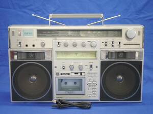  rare goods TOSHIBA RT-S90 BOMBEAT adres FM/AM stereo radio cassette recorder Toshiba Showa Retro large radio-cassette present condition operation goods 