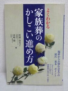 よくわかる家族葬のかしこい進め方 臨終からお別れ会までの流れ・基本・ポイント ★ 杉浦由美子 河嶋毅 ◆ 葬式 自然葬 火葬式 通夜葬 葬儀