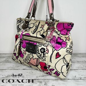 COACH コーチ トートバッグ ハンドバッグ マザーズバッグ J74