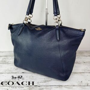 COACH コーチ レザー トートバッグ ハンドバッグ P47